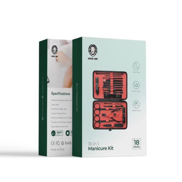 ست مانیکور Green Lion 18 in 1 Manicure Kit