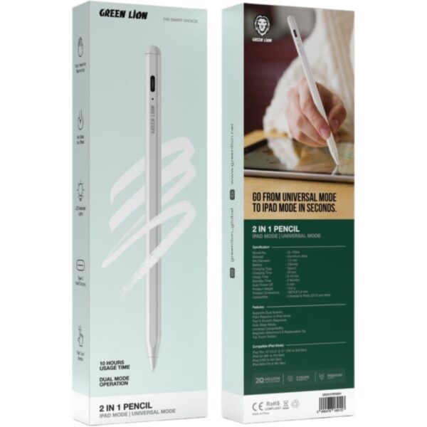 قلم لمسی Green Lion 2 in 1 Pencil