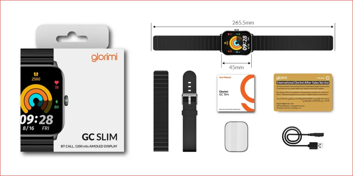 ساعت هوشمند گلوریمی Glorimi GC Slim
