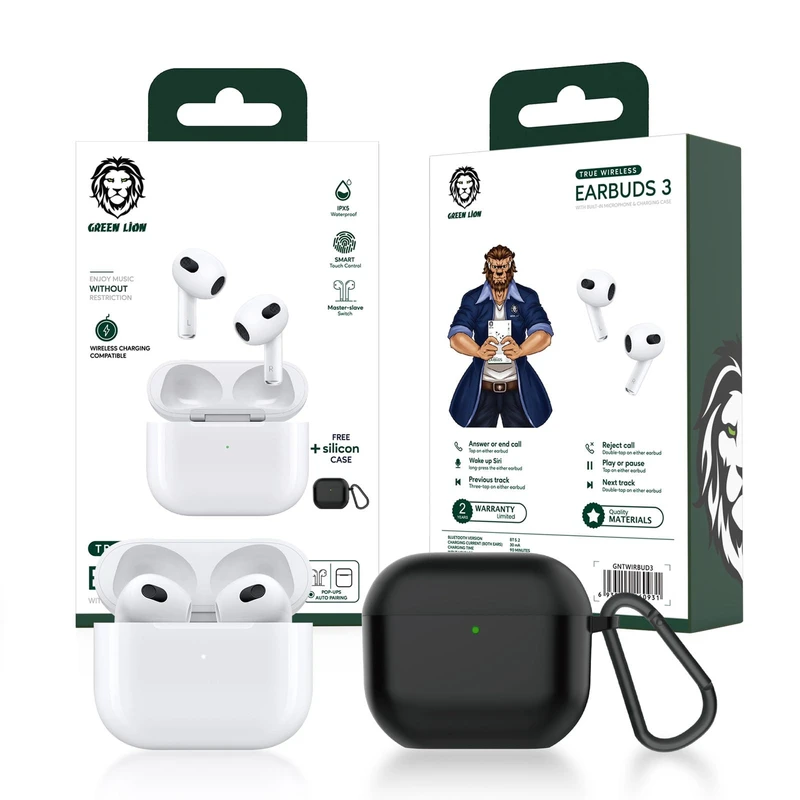 هندزفری بلوتوث Green Lion True Wireless Earbuds 3 G1 3 3