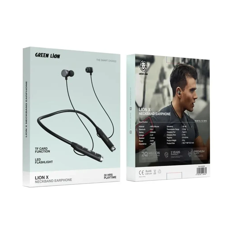 هندزفری بیسیم گردنی Green Lion Neck X Wireless Neckband 3 5e4c5ae20ed80e03949e856e856119ffaec11599 1736858742