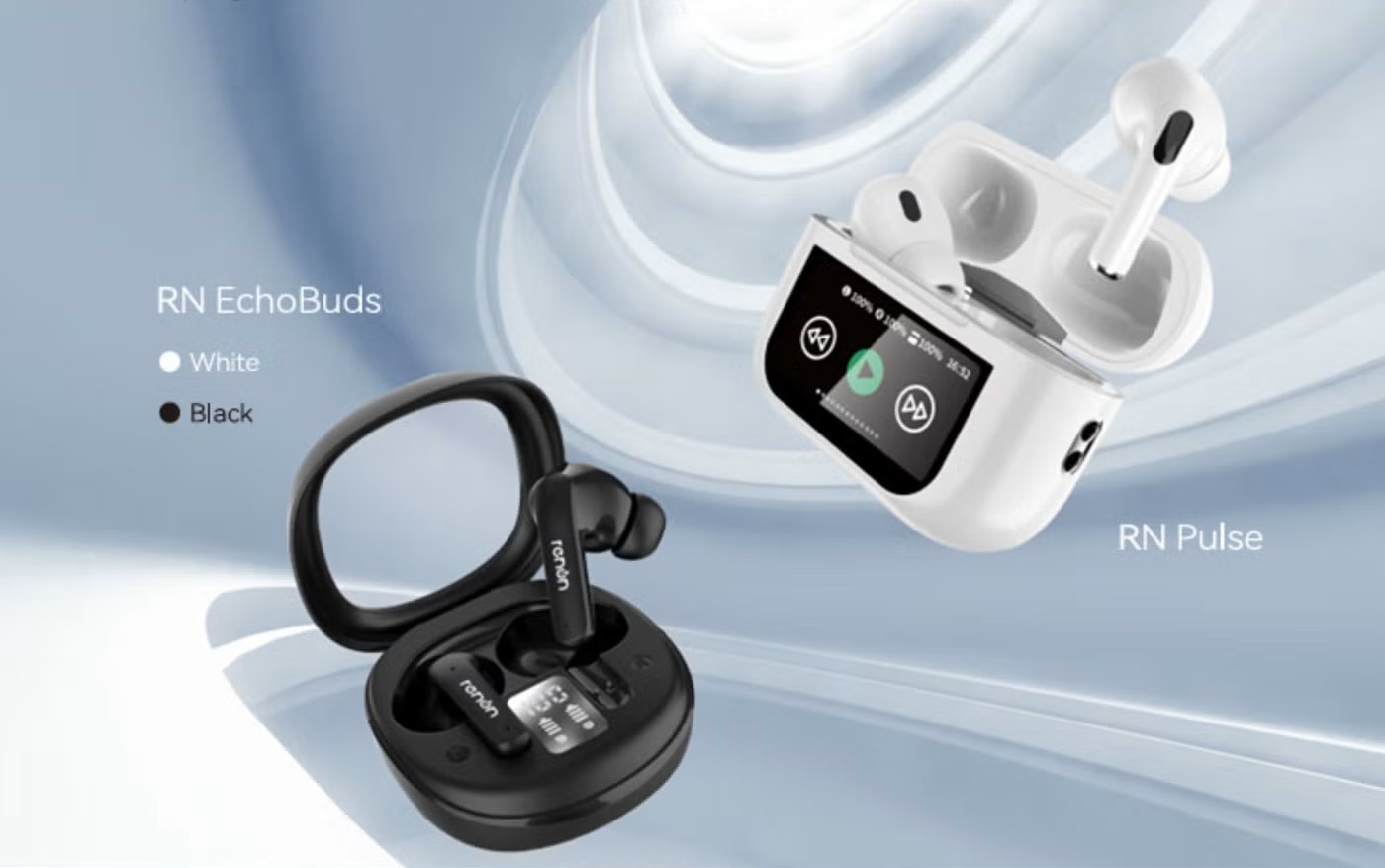 هندزفری بلوتوثی مدل Renon EchoBuds 1 ZED29772FECCAE4E8CD54Z en 1