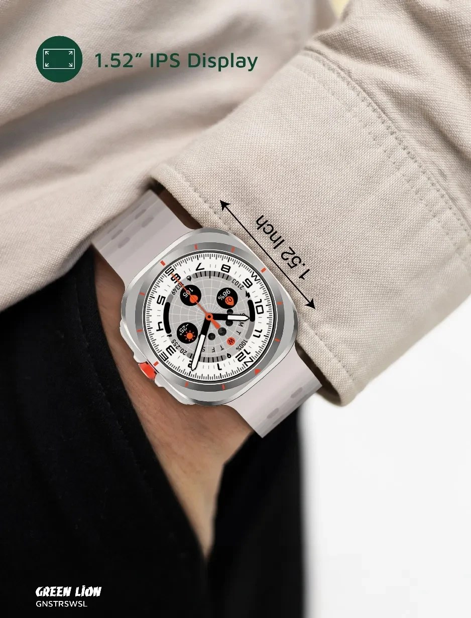 ساعت هوشمند گرین لاین مدل Green Lion Strive Smart Watch GNSTRSWSL 1 1