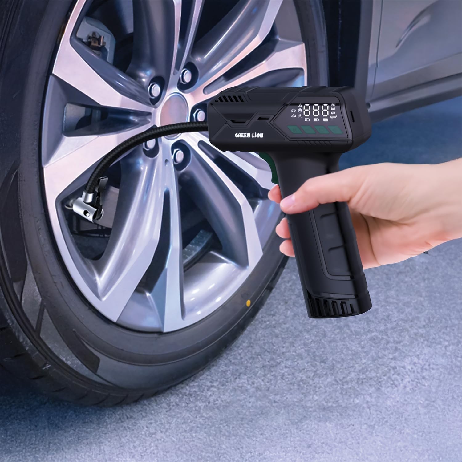 پمپ باد گرین لاین هایپر ایر Green Lion Hyper Air GTI-02 1 71EkS17BuLL. AC SL1500
