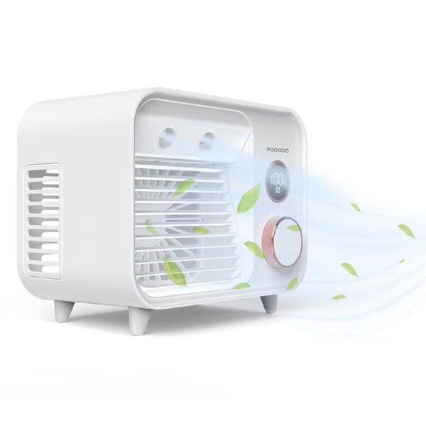 پنکه شارژی پورودو Porodo Mini Mist Fan Desktop Air Cooler PDF853